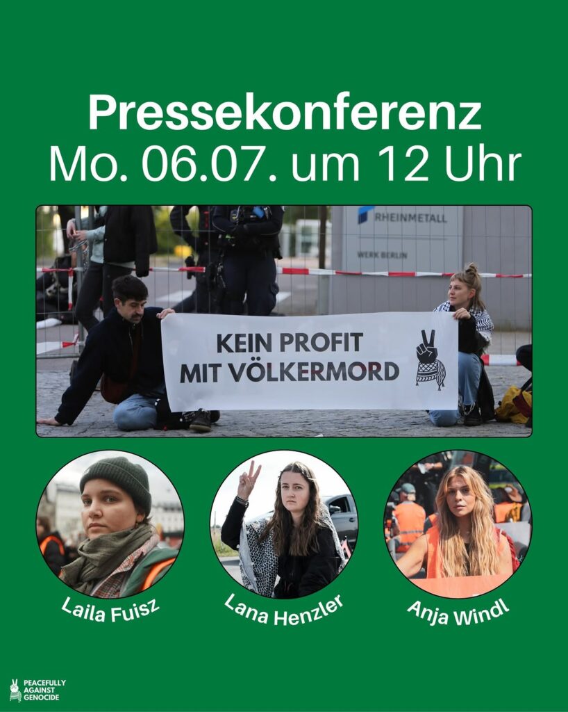 Pressekonferenz - Kein Profit mit Völkermord