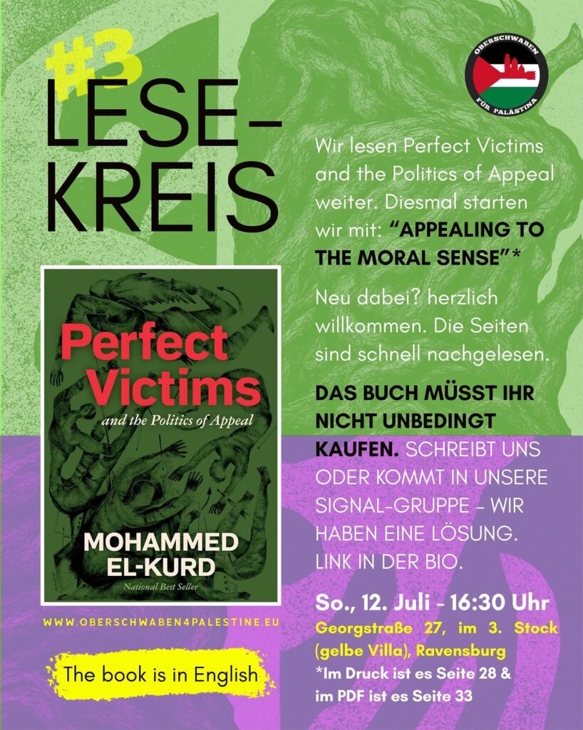 Lesekreis - Wir lesen Perfect Victims and the Politics of Appeal
