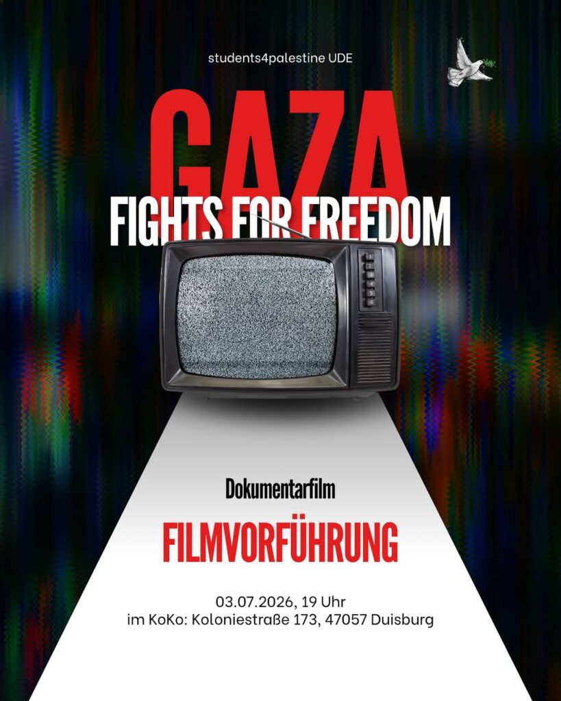 Filmvorführung - Gaza fights for freedom