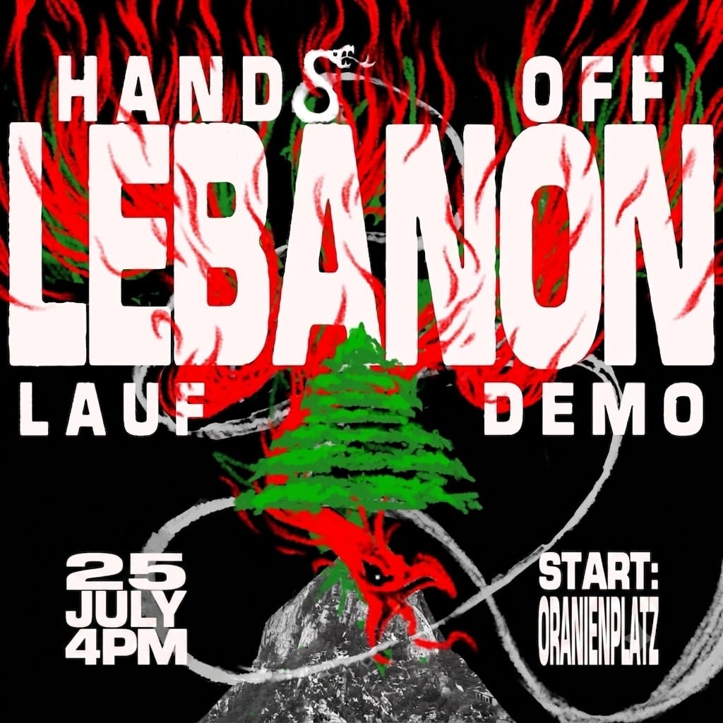 Laufdemo - Hands off Lebanon