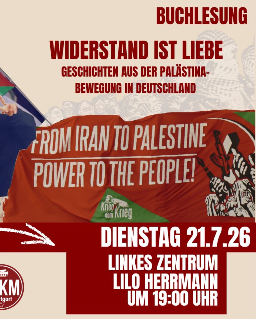 Buchlesung - Widerstand ist Liebe - Geschichten aus der Palästina-Bewegung in Deutschland