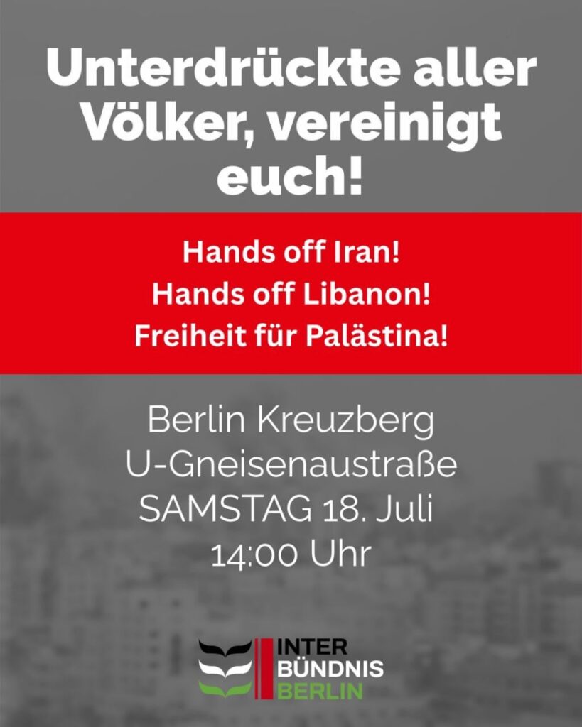 Demo - Unterdrückte aller Länder, vereinigt euch!