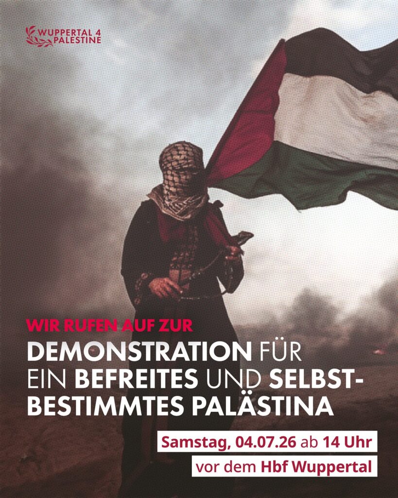 Demonstration für ein befreites und selbstbestimmtes Palästina