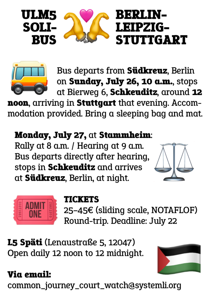 ULM5 Solibus - Berlin - Leipzig - Stuttgart