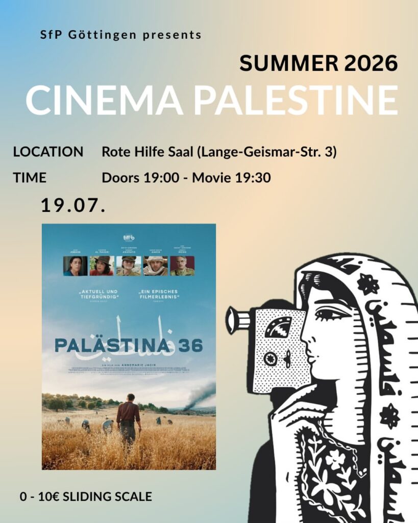 CINEMA PALESTINE RETURNS : PALÄSTINA 36