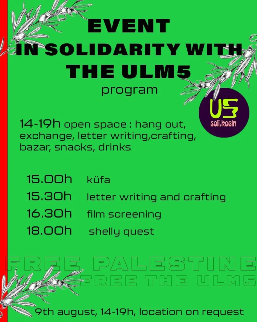 Event in Solidarity with the ULM5