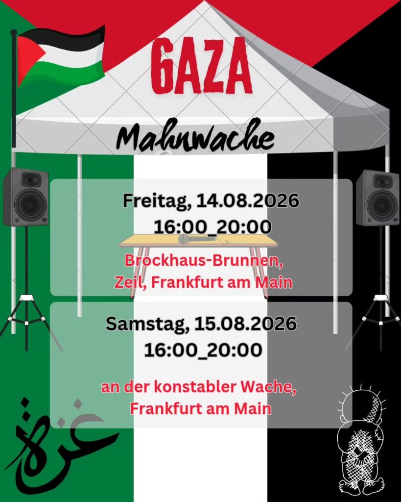 Gaza Mahnwache