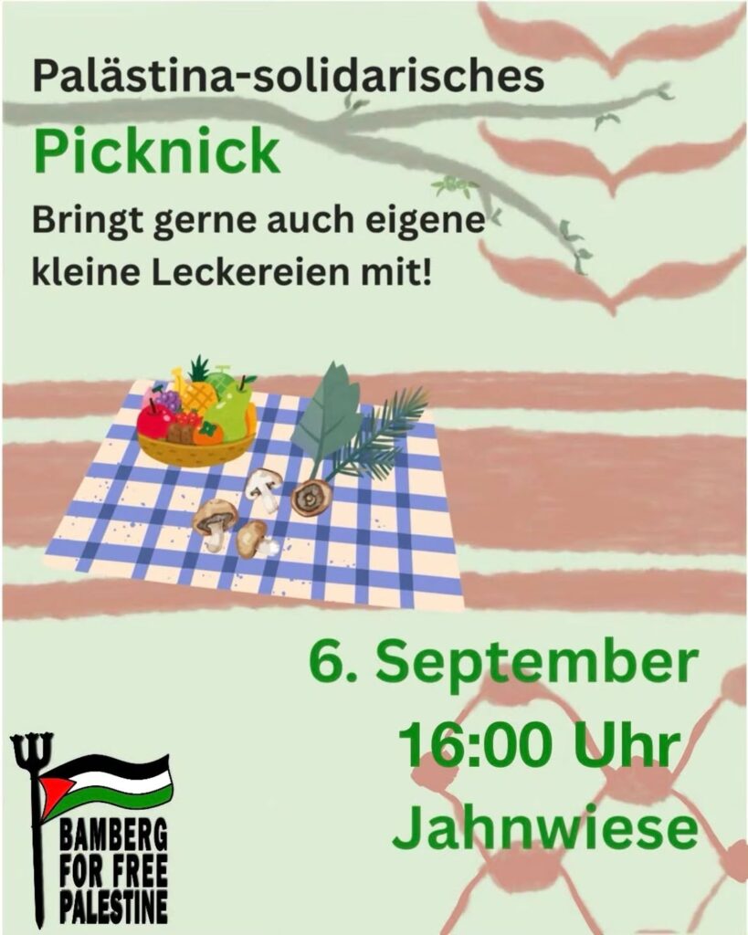 Palästina-solidarisches Picknick