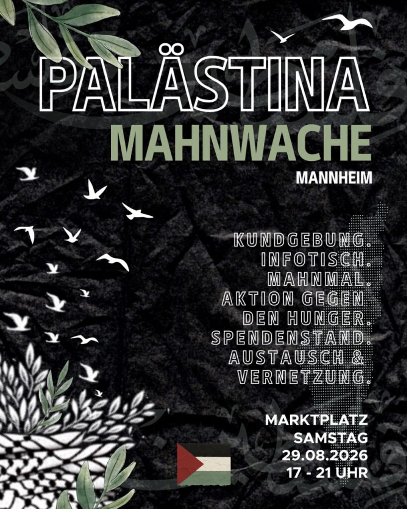 Palästina Mahnwache