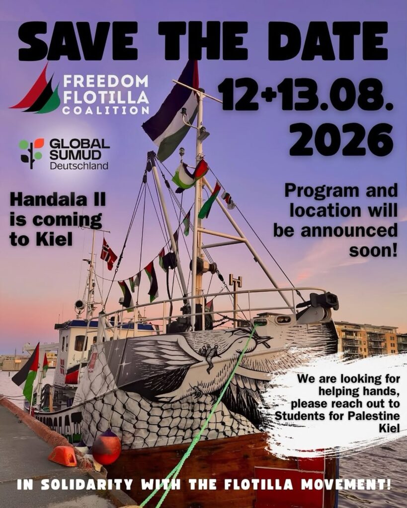 Handala II is coming to Kiel