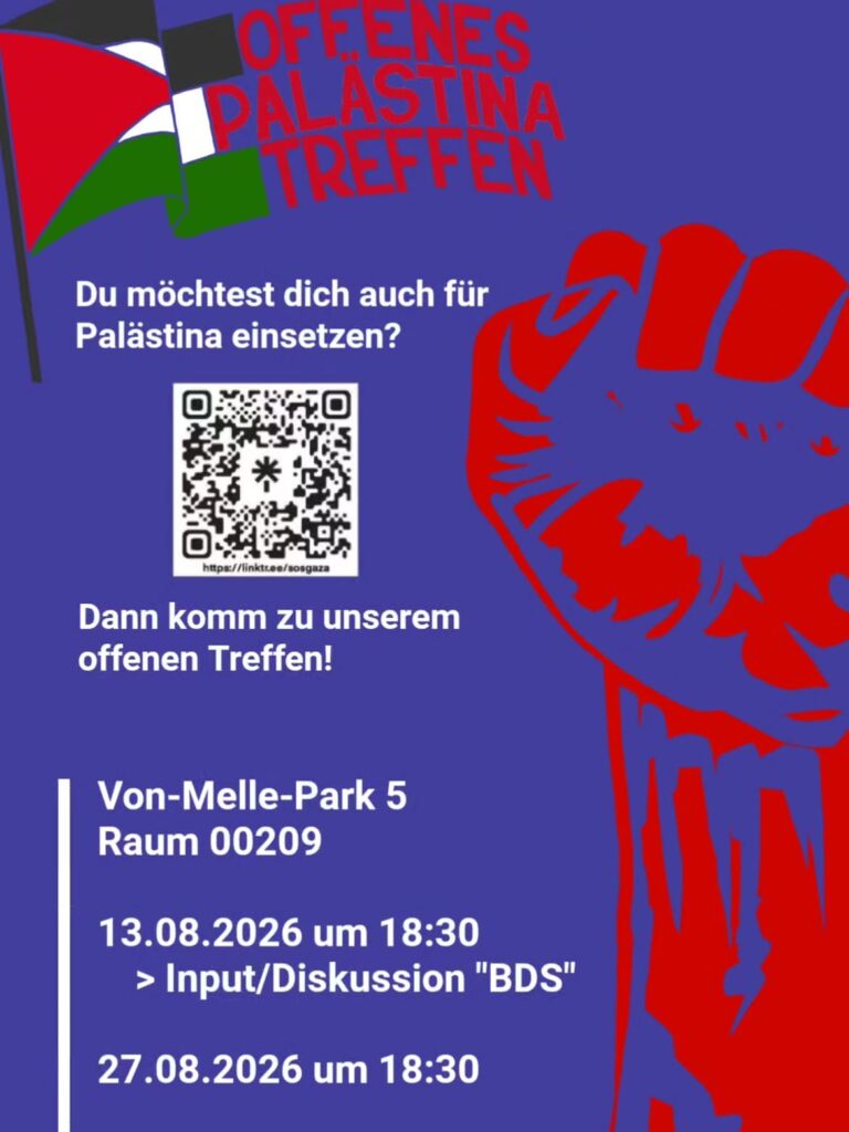 Offenes Palästina Treffen - Input/Diskussion \"BDS\"