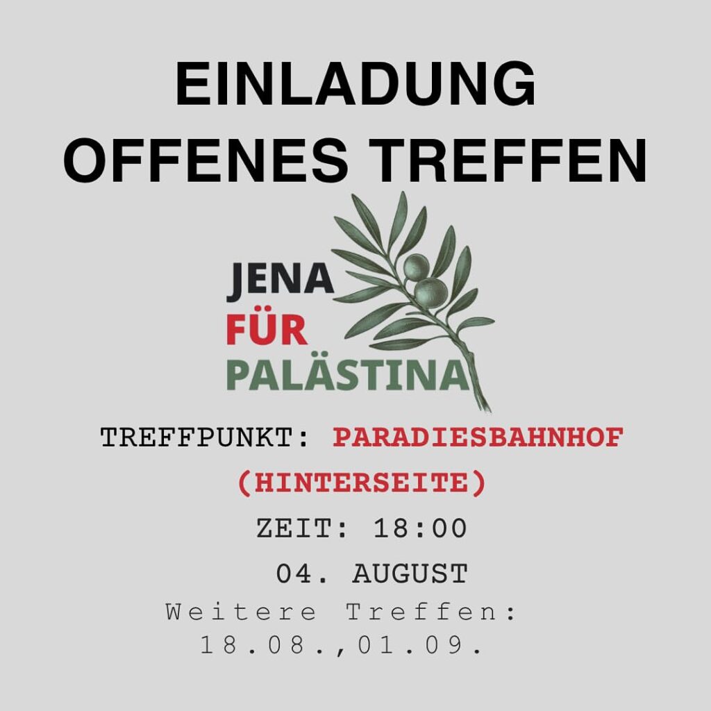 Einladung Offenes Treffen