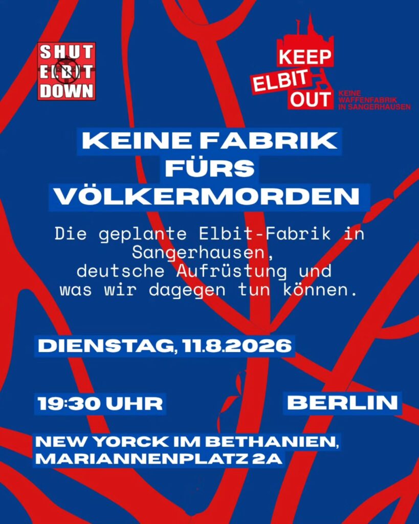 KEINE FABRIK FÜRS VÖLKERMORDEN