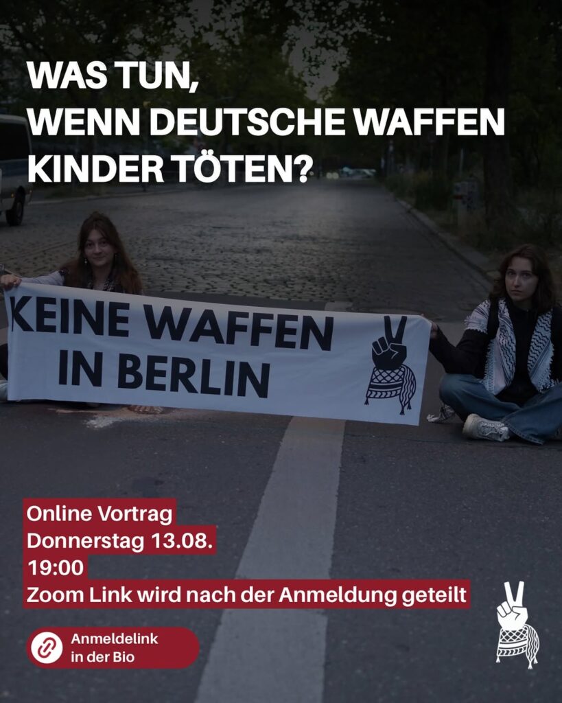 Online Vortrag - Was tun, wenn deutsche Waffen Kinder töten?