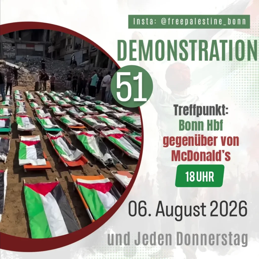 Demonstration - Treffpunkt Bonn Hbf