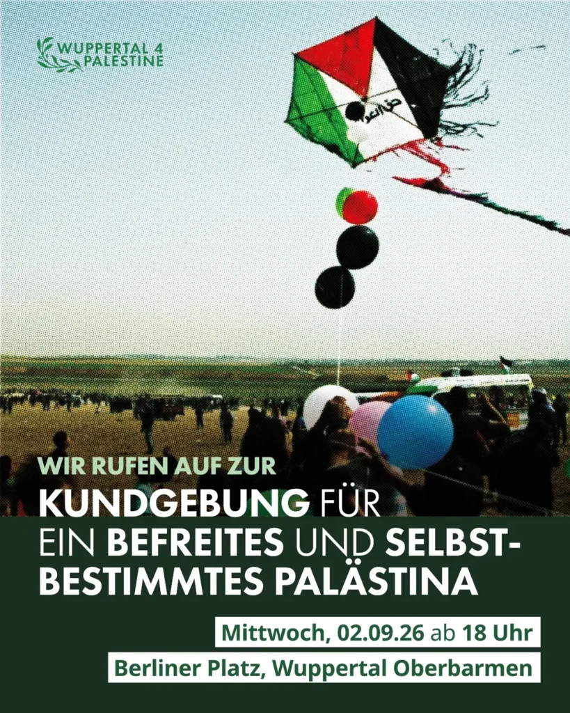 Kundgebung - Für ein befreites und selbstbestimmtes Palästina