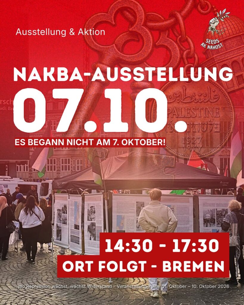 Nakba-Ausstellung & Aktion
