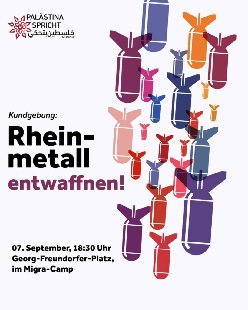 KUNDGEBUNG: RHEINMETALL ENTWAFFNEN!