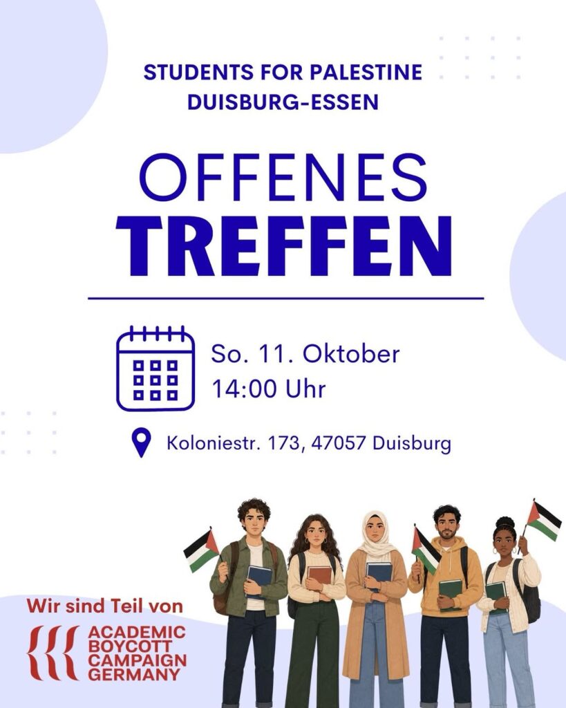 Students for Palestine Duisburg-Essen - Offenes Treffen