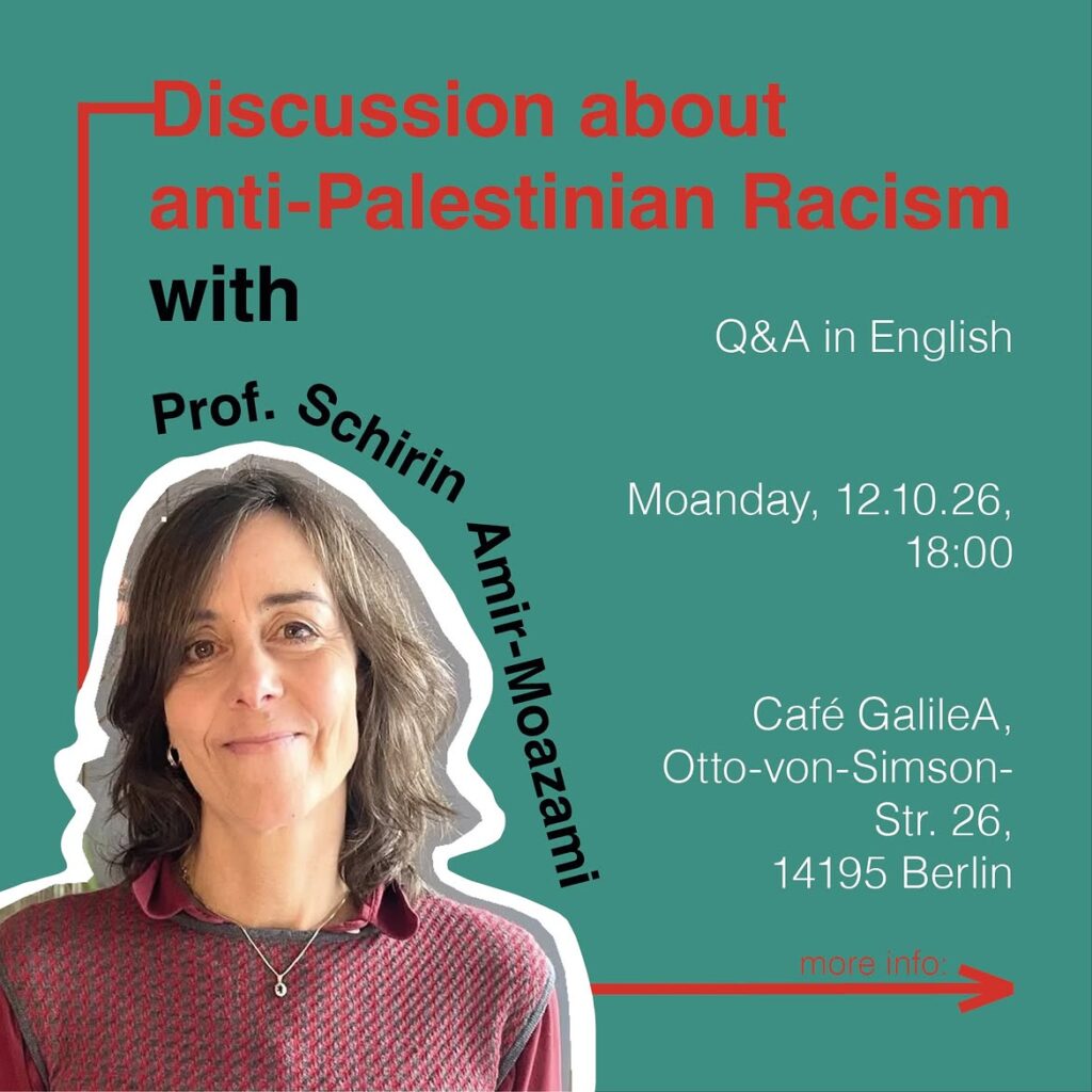 Discussion about anti-Palestinian Racism