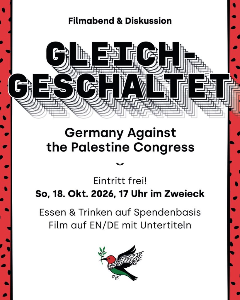 Gleichgeschaltet - Germany against the Palestine Congress