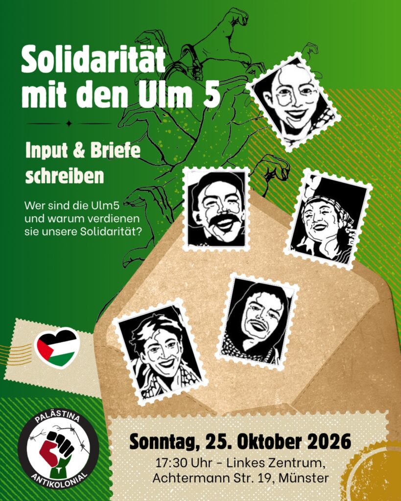 Solidaritätsveranstaltung mit den ULM5