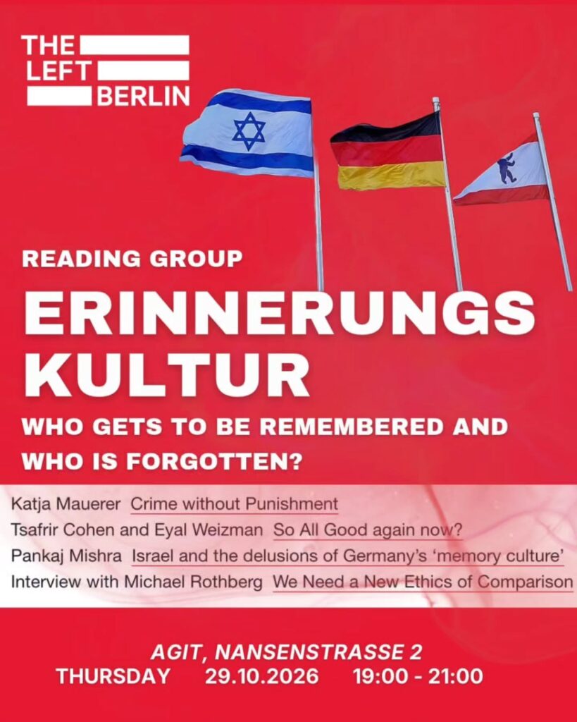 Reading Group - Erinnerungskultur