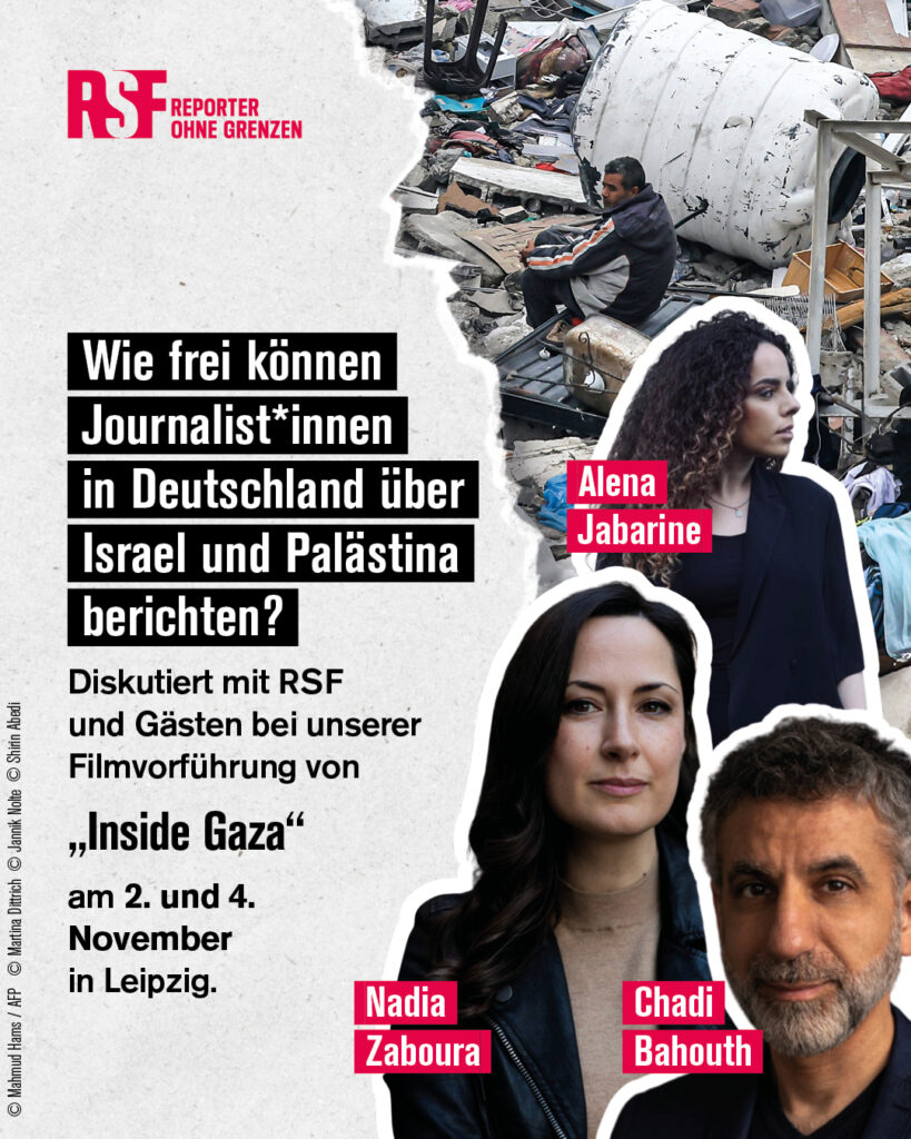 Dokumentarfilm „Inside Gaza“ über journalistische Arbeit am gefährlichsten Ort der Welt für Medienschaffende