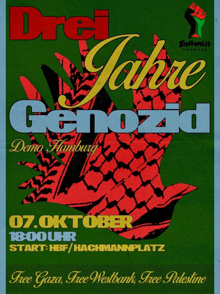 Demo: Drei Jahre Genozid