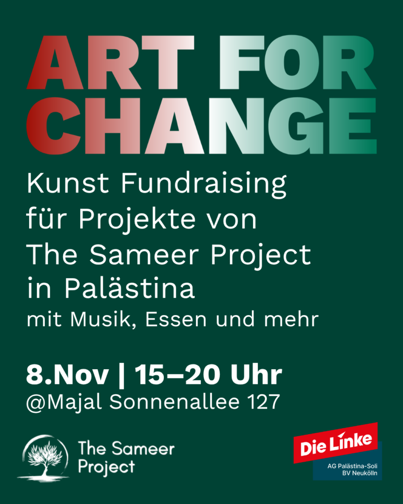 ART FOR CHANGE -  Kunst Fundraising Event für Palästina